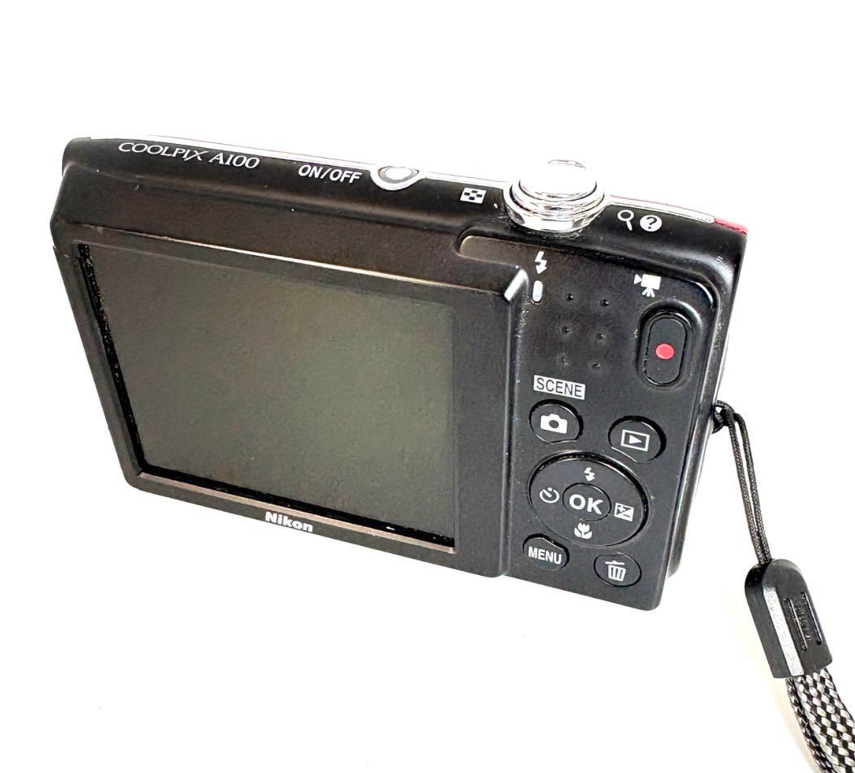 Nikon COOLPIX A100 20.0MP Compact Digital Camera Red From JAPAN