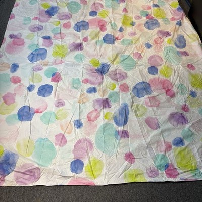 POTTERY BARN TEEN Full/Queen Duvet Cover Watercolor Dots Pattern
