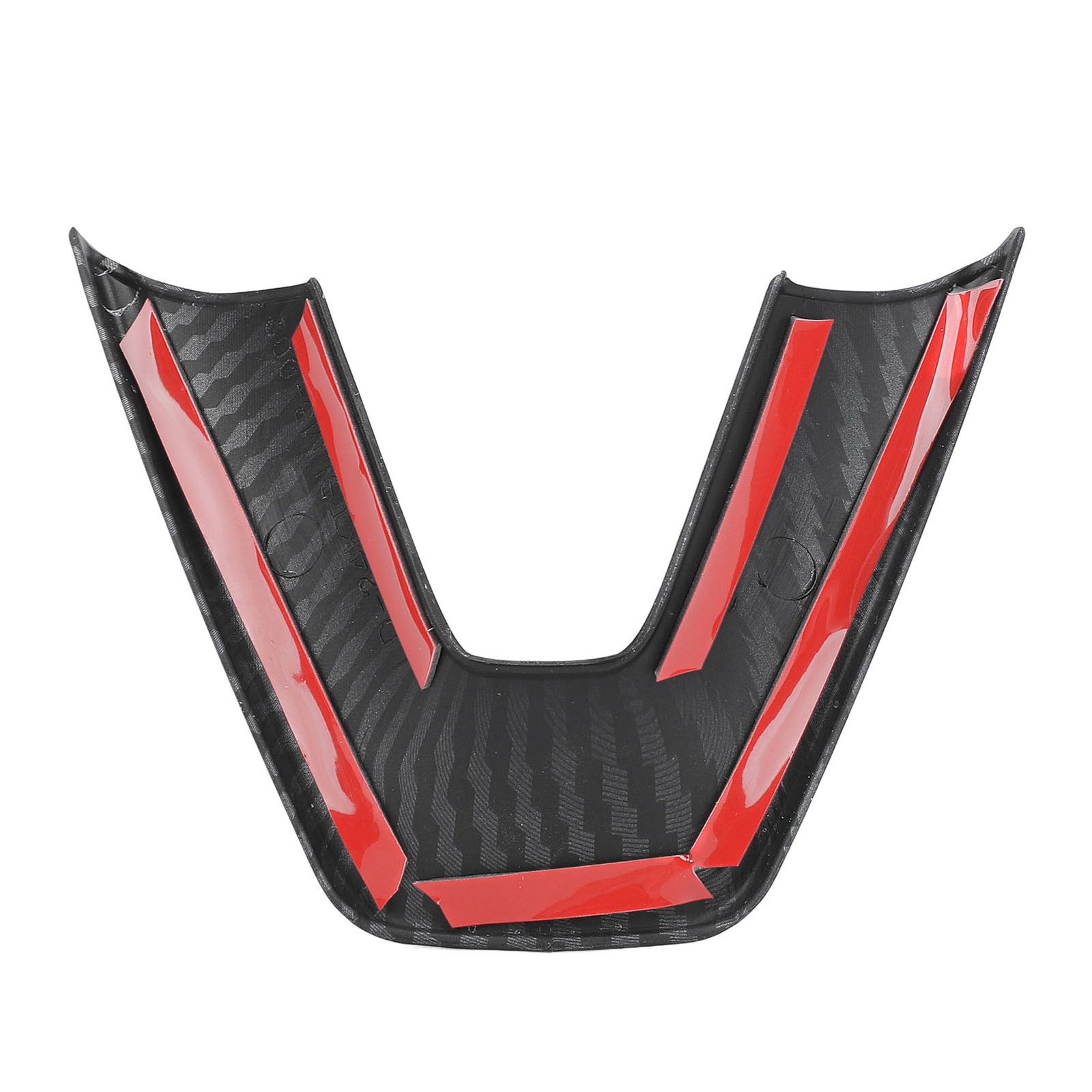 Matte Carbon Fiber Steering Wheel Lower Trim Cover Comfortable Grip Slip