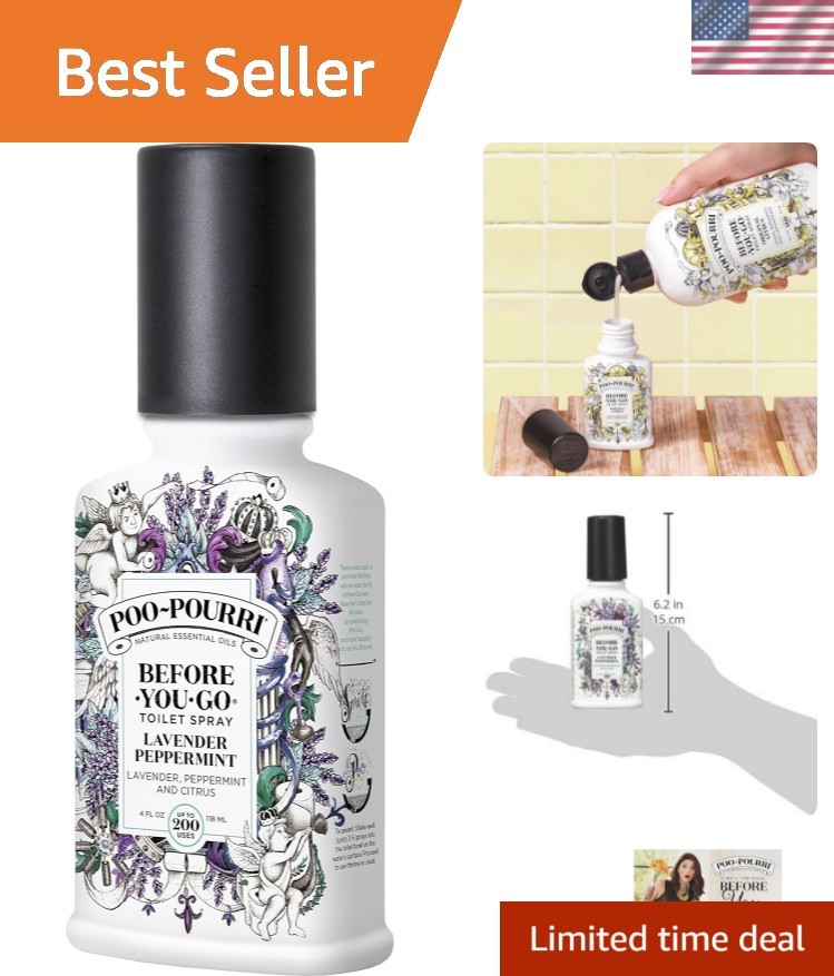 Before-You-Go Toilet Spray, Lavender Peppermint, 4 Fl Oz - L