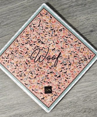 ZOX WOOF DOG PETS LIMITED EDITION SOLD OUT COLLECTIBLE SCARF BANDANA New