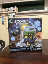 Discovery Kids Mindblown Terrarium DIY Build and Grow Kit Indoor Mini Garden