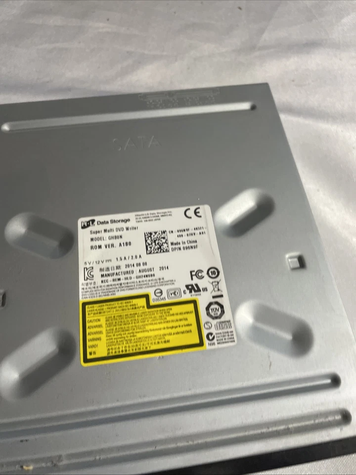 Unidad de DVD Hitachi-LG SATA Super Multi Grabadora GHB0N 96N9F Funciona Foto 2 de 4