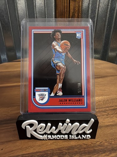 2022-23 Panini NBA Hoops Jalen Williams Rookie Red /75 OKC Thunder