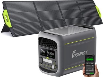 FOSSiBOT F18000 1024Wh Tragbare Powerstation 1800W Solargenerator+200W Panel UPS
