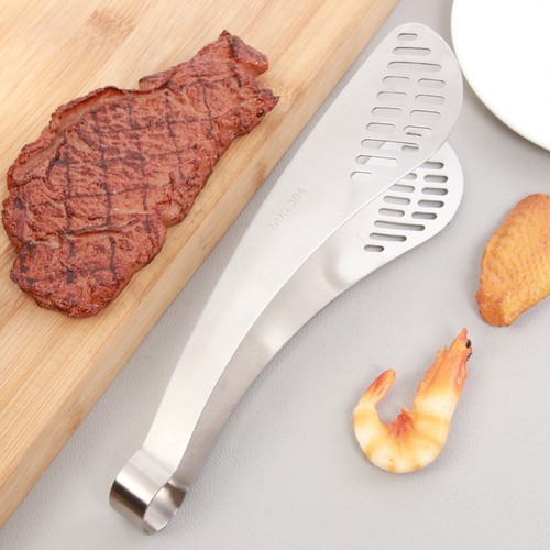 Stainless Steel Non Slip Bread Clamp Heat Resistant Barbecue Tong | eBay