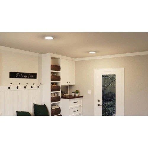 Outskirts - 12W LED Flush Mount-1 Inch Tall and 7.5 Inch Wide-Brushed Nickel - Picture 3 of 12
