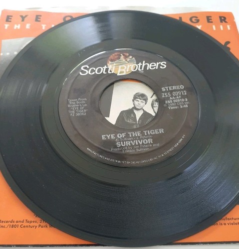 Survivor Eye Of The Tiger Rocky III Picture Sleeve 7" 45 /Take You On A Saturday - Picture 4 of 4