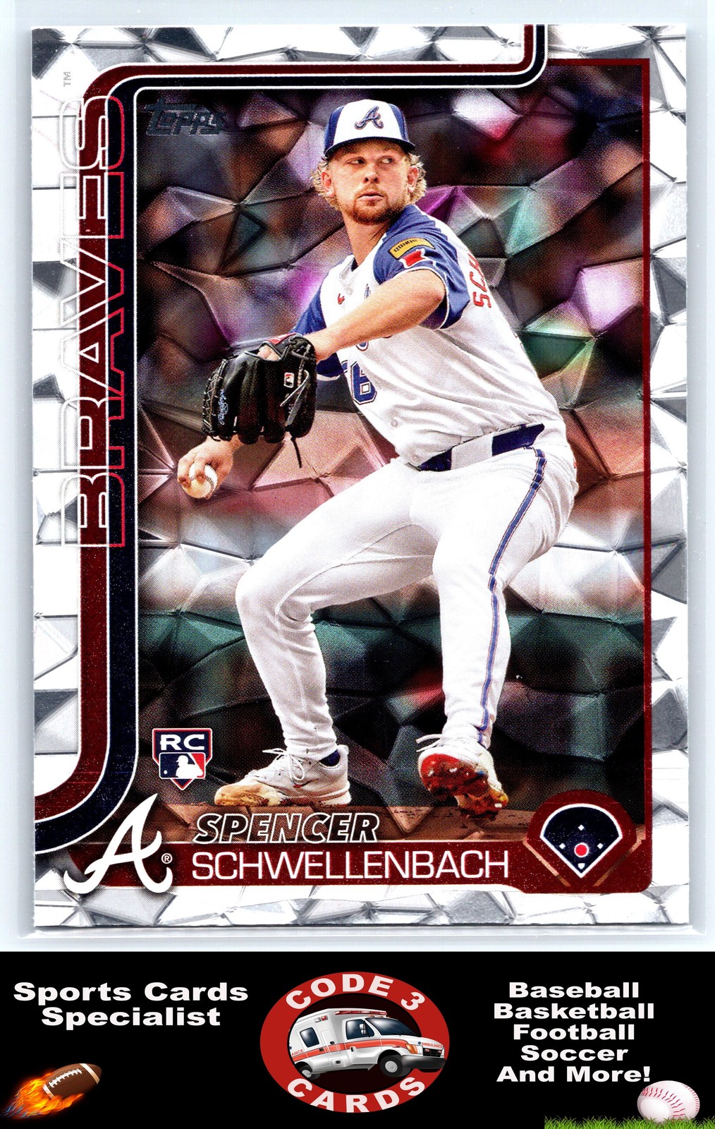 2025 Topps #103 Spencer Schwellenbach Diamante Foil