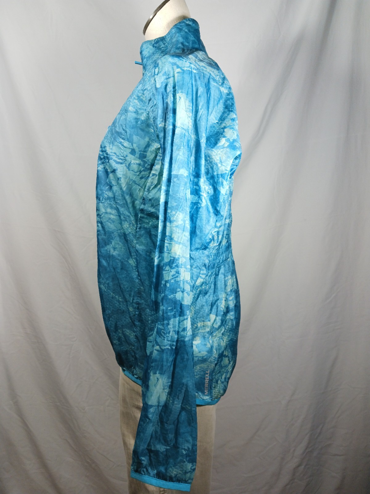 Merrell Selectwind Windbreaker Jacket Blue-Green … - image 4