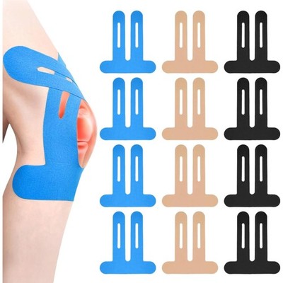 Kinesiotape Sport Knie  Elastisch Thermoplastisch 12 Stück