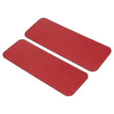 2Pcs Felt Base Shaper, 13.8x5 Inch Rectangle Bag Bottom Shaper Pad, Red