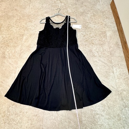 NWT Grace Karin Lace Patchwork Mesh Front A-Line Flare Party Dress Size 2XL - Afbeelding 9 van 9