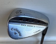 Used Callaway Mack Daddy 4 Milled Wedge 54*-10 S Grind S200 Stiff Steel Golf