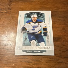 Upper Deck 2025-26 SP Retail Authentic Profiles AP-17 Robert Thomas /1749 Blues