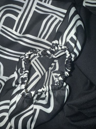 Blusa Nine West blanca y negra manga abullonada negra mineral para mujer talla XXL NUEVA NUEVA CON ETIQUETAS - Imagen 6 de 8