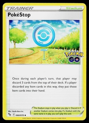 PokeStop 068/078 Uncommon Pokemon GO Pokemon Near Mint