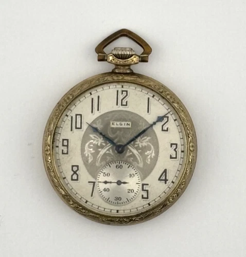 Elgin 1923 Antique Mechanical Pocket Watch 15J  12s  25786771 NON-WORKING
