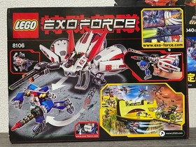 LEGO 8106 Aero Booster Exo-Force Golden City 2007 New Sealed