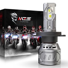 H4/9003 Bulb for Motorcycle, H4 Fog Bulb 400 Brighter, 6500K Cool White, Fas...