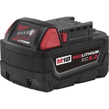 Milwaukee 48-11-1850 18V Li-Ion M18 Battery 5Ah Extended Capacity
