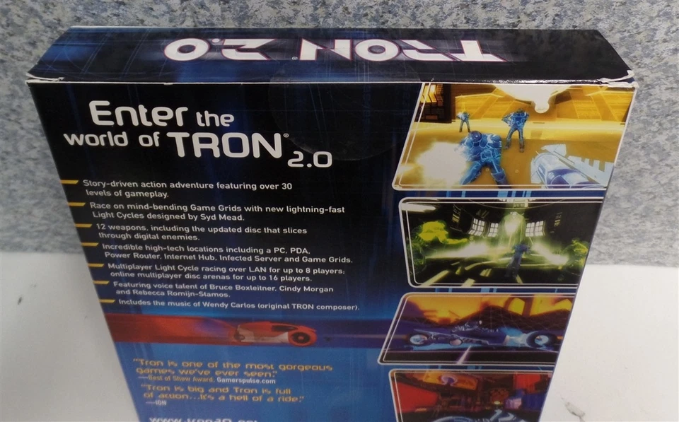 Video Game PC Tron 2.0 NEW SEALED Big Box #1  - Image 3 of 4