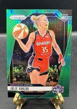 2024 Panini Prizm WNBA - Julie Vanloo #42 Green Prizm (RC) Washington Mystics