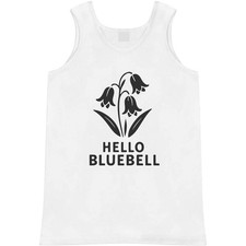 'Hello Bluebell Flowers' Adult Vest / Tank Top AV056517