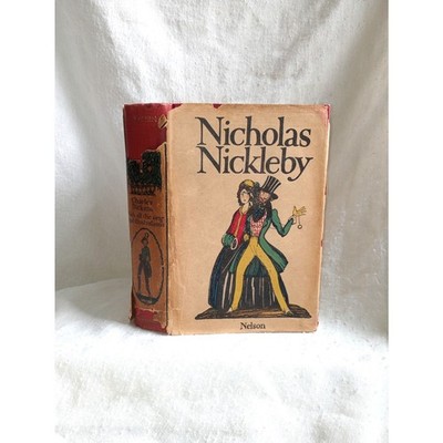 Antique Nicholas Nickleby Charles Dickens Illustrated Claud Lovat