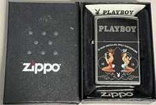 ZIPPO 2014 PLAYBOY SI NON OSCILLAS NOLI TINTINNARE LIGHTER SEALED IN BOX d443