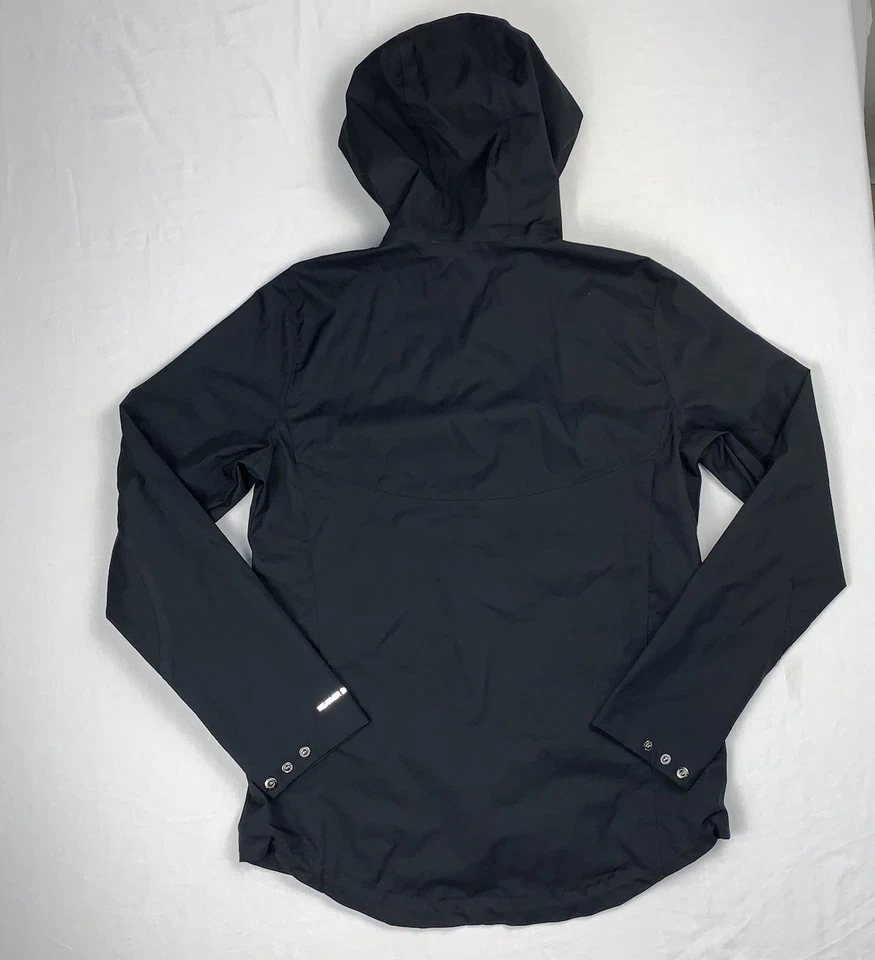 Avalanche Womens Weather Shield Rain Jacket Size S Black Hooded Full Zip Hiking - Image 2 of 4