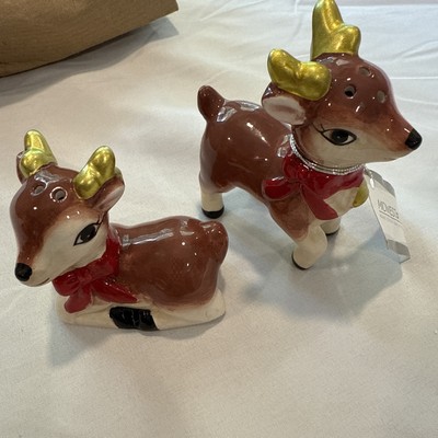 Ganz 2020 Deer Salt & Pepper Shakers New B3