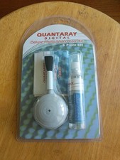Photo Video Camera Lens LCD Care Cleaning cleaner Kit Quantaray Blower dustBrush