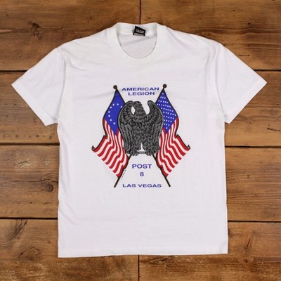 Vintage Screen Stars Best T-shirt M Mens 90s White American Legion Single Stitch