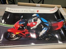 Genuine Honda Official Dealer 2000 VFR800FI V-Four Motorcycle Poster 70 x 100cm