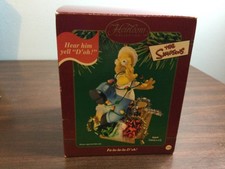 2003 Homer Simpson Carlton Cards FA-LA-LA-LA-D'OH Ornament THE SIMPSONS