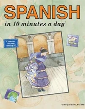 Spanish in 10 Minutes a DayÂ® (English and Spanish Edition) - Paperback - GOOD