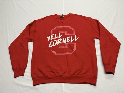 Cornell University NCAA Crew Neck Sweatshirt  Yell Cornell  Size Medium
