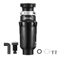 VEVOR Garbage Disposal, 1/2HP 3450RPM Continuous Feed Food Waste Disposer, EZ Co