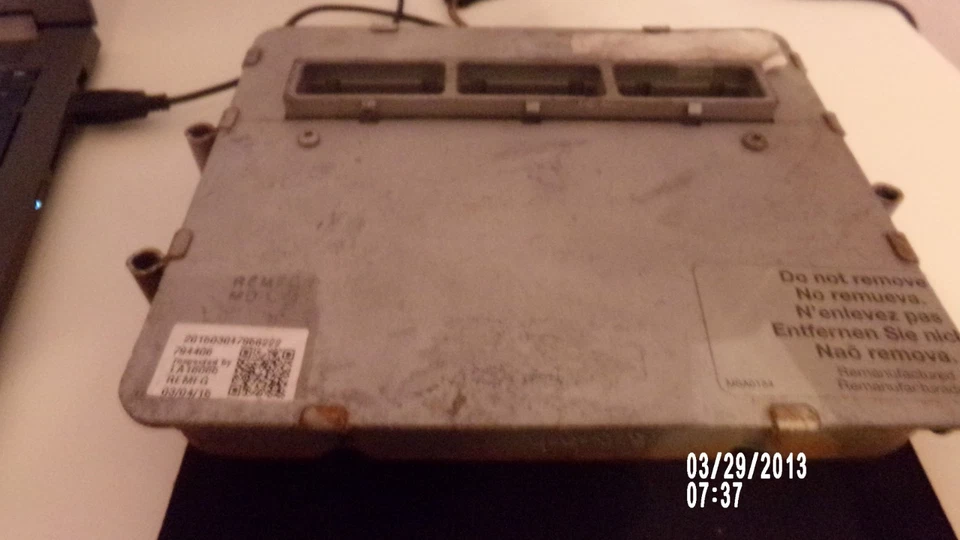 Dodge Caravan 1998-2003 Computadora Cerebro Motor Control ECU ECM EBX Módulo LA16065 Foto 2 de 3