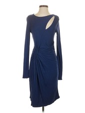 Halston Heritage Women Blue Cocktail Dress XS