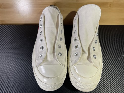 Comme des Garçons Play x Converse 70 Low Milk Mens Sz 8 - Picture 4 of 14