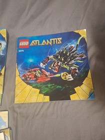 LEGO Atlantis Instructions Manual Lot 8061 8079 8075(2) 8058 8076 7978
