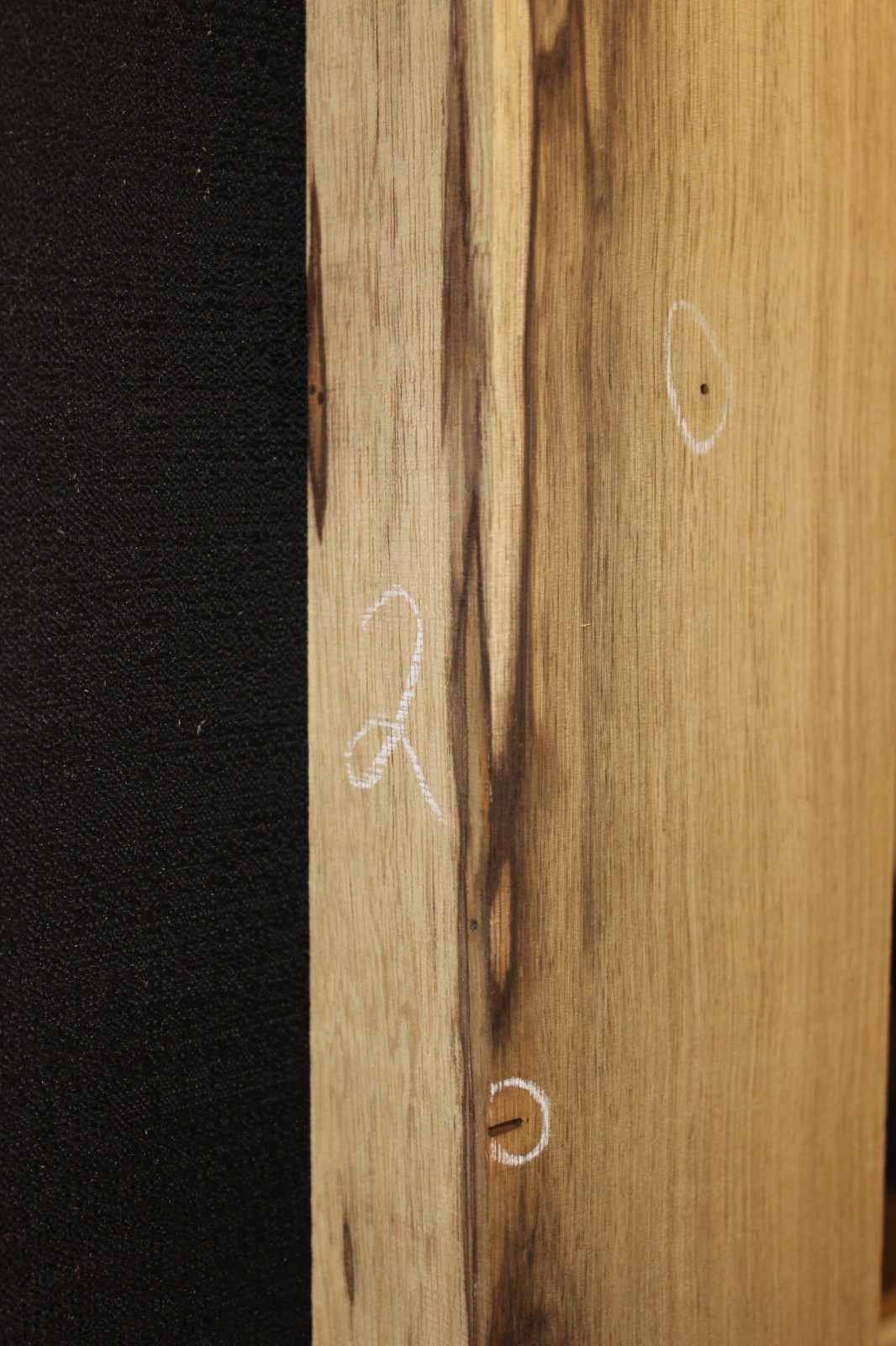 Manico per chitarra in limba nero, nuovo foto 6