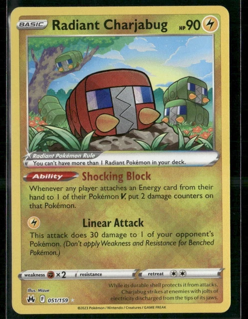 Radiant Charjabug 051/159 - Crown Zenith - PK2207