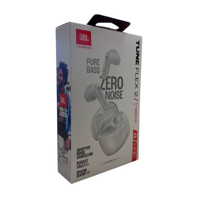 JBL Tune Flex 2   Bluetooth In-Ear, Noise-Cancelling, 48h Akku, IP54, Weiß