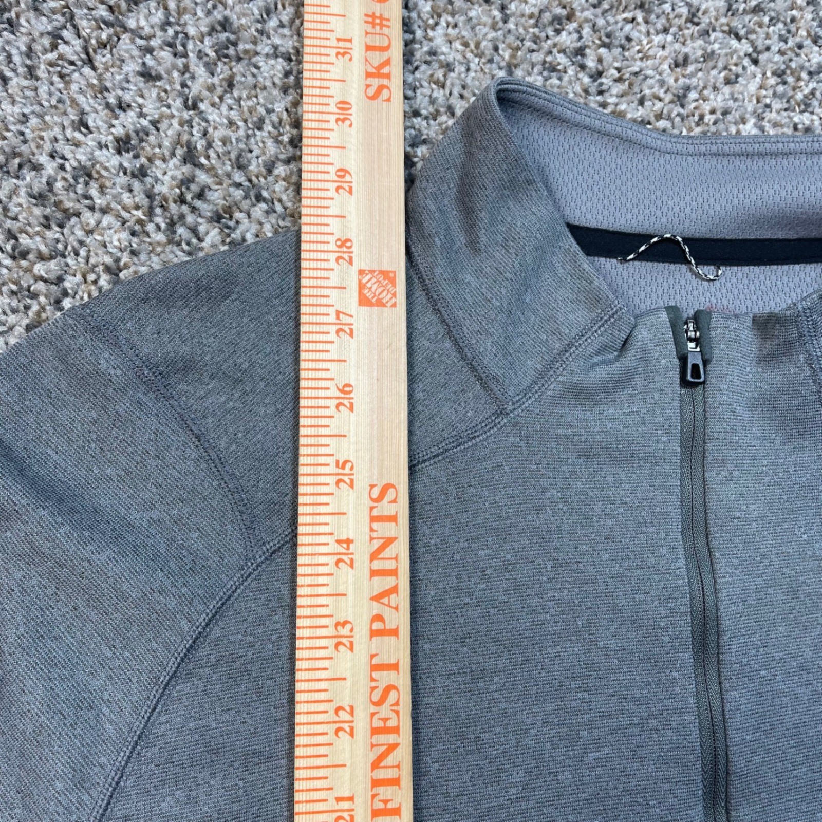 Patagonia Men's Large Capilene 3 Midweight 1/4 Zip Pullover Gray Korbel Logo thumbnail 4