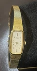 Seiko Quartz Women's Vintage Rectangle Quartz Watch Gold-Tone Bracelet