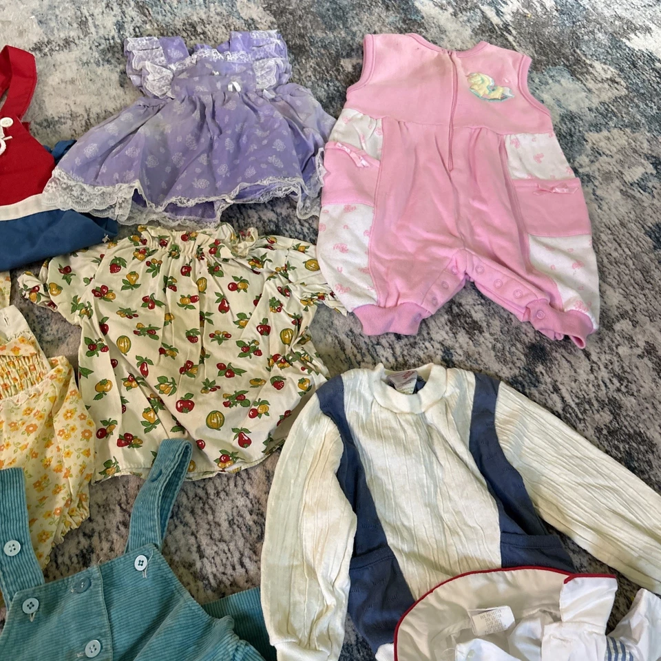 Lote de ropa vintage para niños revendedor paquete 12 piezas tallas mixtas (C2) Foto 4 de 4