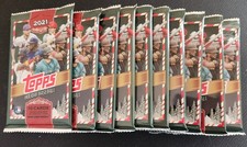 LOT 10 PACKS: 2021 Topps HOLIDAY SPECIAL Series  Baseball  UNOPENED / SEALED